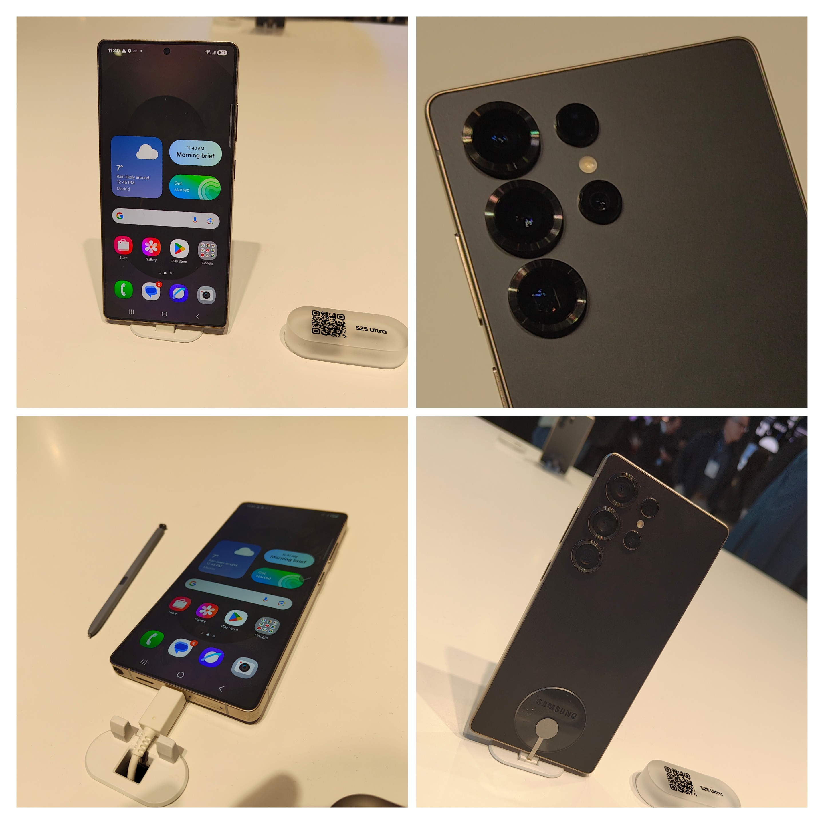Collage du Galaxy S25 Ultra